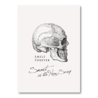 TWY180113_科學明信片 - 頭骨 (Smile Forever) Science Postcard - Smile Forever (Skull)